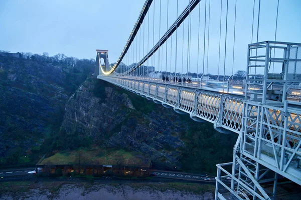 Ponte de suspensão de Bristol Clifton — Fotografia de Stock