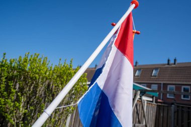 Hollanda ulusal bayrağının yakın çekimi