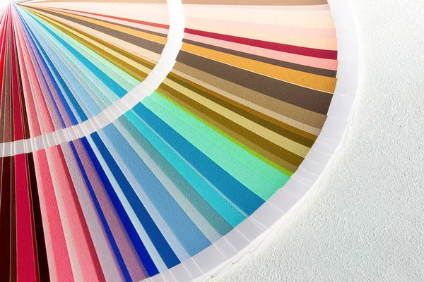 Sample Colors Catalog. Color Palette Guide — Stock Photo, Image