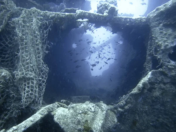 Підводний Крах Підводна Корабельна Аварія — стокове фото