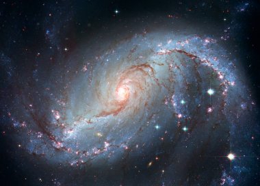 Yıldız kreş Ngc 1672. Kılıçbalığı takımyıldızı sarmal gökada