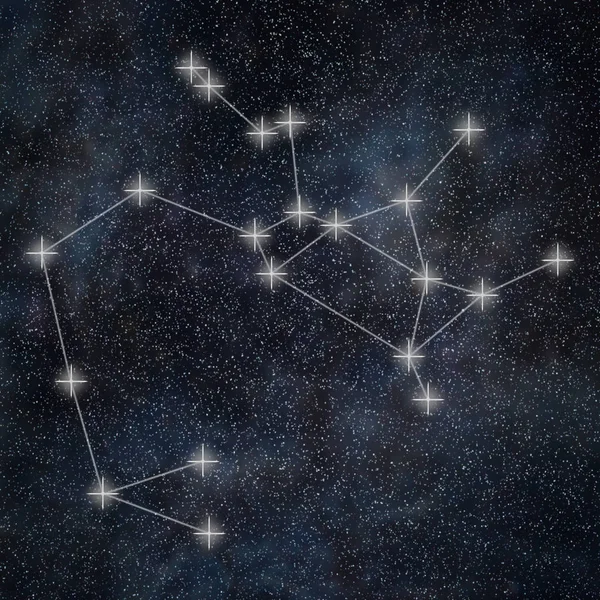 Sternbild Schütze. Sternzeichen Sagittarius — Stockfoto