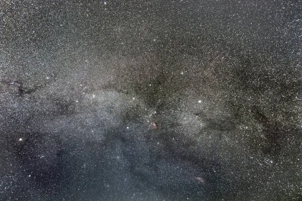 Primer Plano Galaxia Vía Láctea Larga Exposición — Foto de Stock