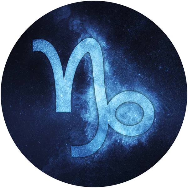 Capricorn Zodiac Sign Isolated on white background — Stock Photo, Image