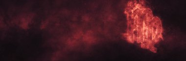 Başak burcu. Başak Astroloji işareti. Şablon metin Oda.