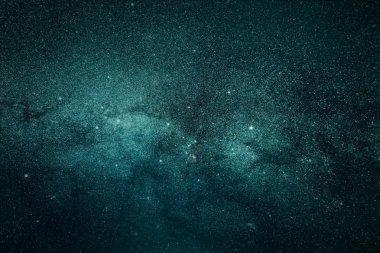 Samanyolu galaksi arka plan yakın çekim, Samanyolunun. Uzun pozlama fotoğraf.