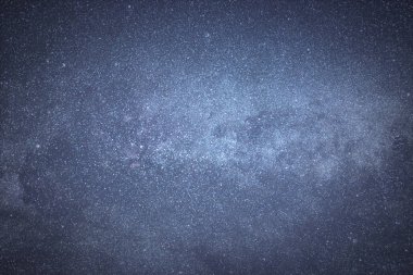 Samanyolu galaksi arka plan yakın çekim, Samanyolunun. Uzun pozlama fotoğraf.