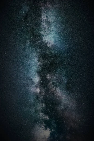 Milky Way Γαλαξίας φόντο γκρο πλαν του γαλακτώδη τρόπο. Μεγάλη έκθεση φωτογραφίας. — Φωτογραφία Αρχείου