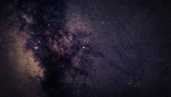 天の川銀河背景クローズ アップの銀河。長時間露光の写真. — ストック写真