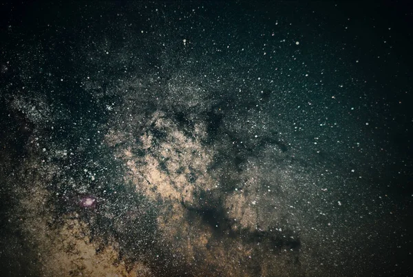 Milky Way Γαλαξίας φόντο γκρο πλαν του γαλακτώδη τρόπο. Μεγάλη έκθεση φωτογραφίας. — Φωτογραφία Αρχείου