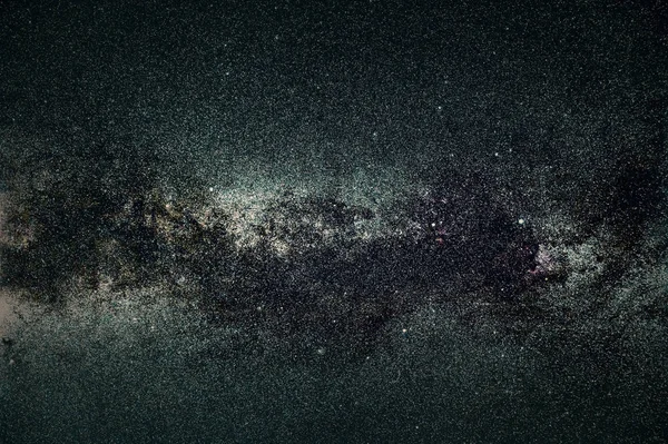 银河银河背景特写。长曝光照片. — 图库照片