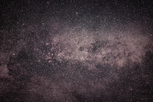 Via Láctea Galaxy fundo Close-up de Via Láctea. Fotografia de exposição longa . — Fotografia de Stock