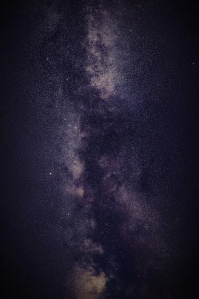 Фоновое Закрытие Галактики Млечный Путь Длинная Фотография — стоковое фото