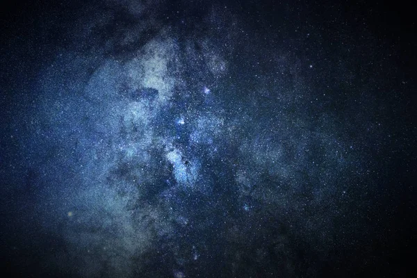 하 수 은하계 배경 클로즈업의 유백색 방법입니다. 긴 노출 사진. — 스톡 사진