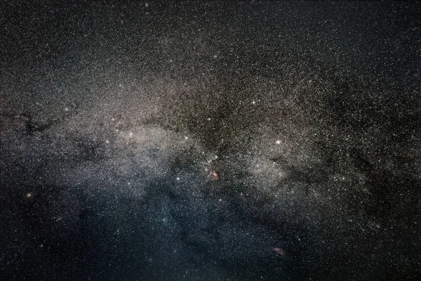 Milchstraße Galaxie Hintergrund Nahaufnahme der Milchstraße. Langzeitbelichtungsfoto. — Stockfoto