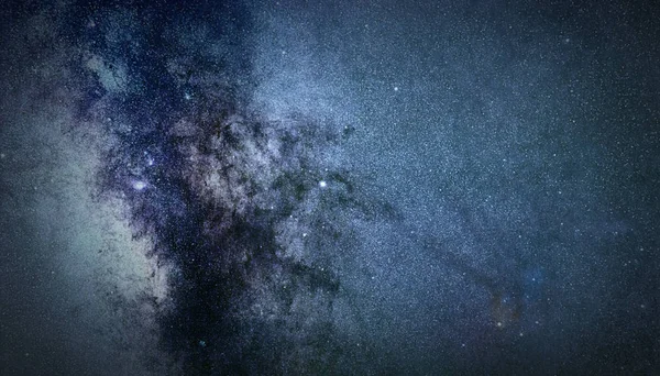 天の川銀河背景クローズ アップの銀河 長時間露光の写真 — ストック写真