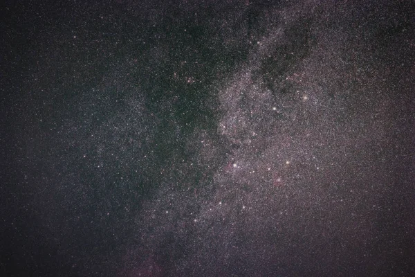 Milchstraße Galaxie Hintergrund Nahaufnahme Der Milchstraße Langzeitbelichtungsfoto — Stockfoto