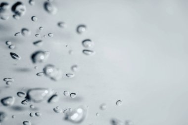 Sualtı hava kabarcıkları arka plan. Closeup hava kabarcıkları arka plan.