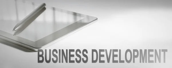 BUSINESS DEVELOPMENT Business Concept Digital Technology (em inglês). Conceito Gráfico . — Fotografia de Stock