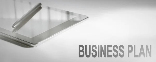 BUSINESS PLAN Business Concept Digital Technology (em inglês). Conceito Gráfico . — Fotografia de Stock