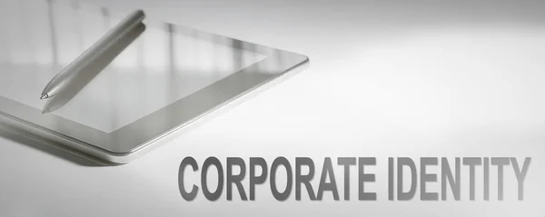 Corporate Identity firmy koncept digitální technologie. Grafický koncept. — Stock fotografie