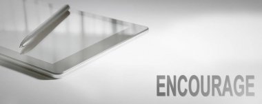 İş kavramı dijital teknoloji teşvik. Kavramı.