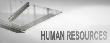 İnsan kaynakları iş kavramı dijital teknoloji. Kavramı.