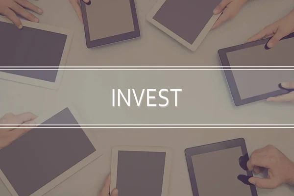 Investera konceptet affärsidé. — Stockfoto