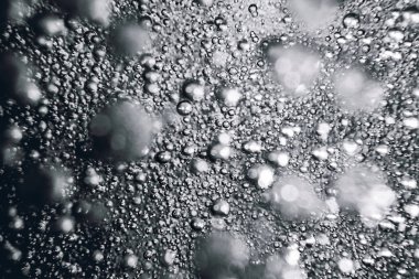 Sualtı kabarcıklar arka plan. Hava kabarcıkları içinde TZB su