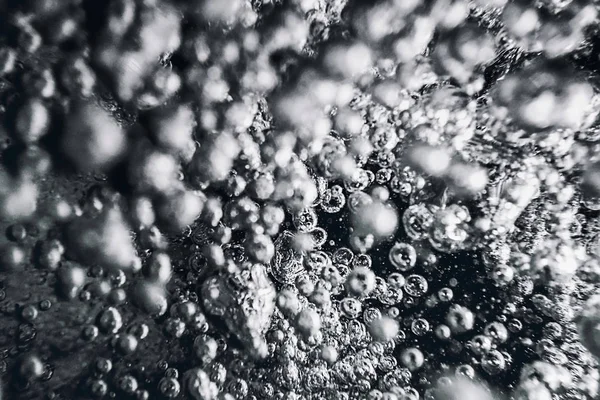 Undervattens bubblor abstrakt bakgrund. Luftbubblor i vatten bac — Stockfoto