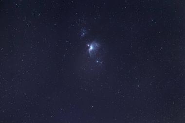 Great Nebula in Orion, Wide Angle View. clipart