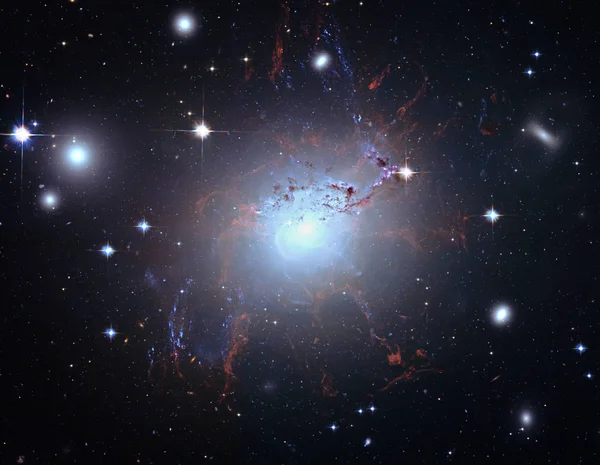 Galáxia brilhante espaço profundo NGC 1275 . — Fotografia de Stock