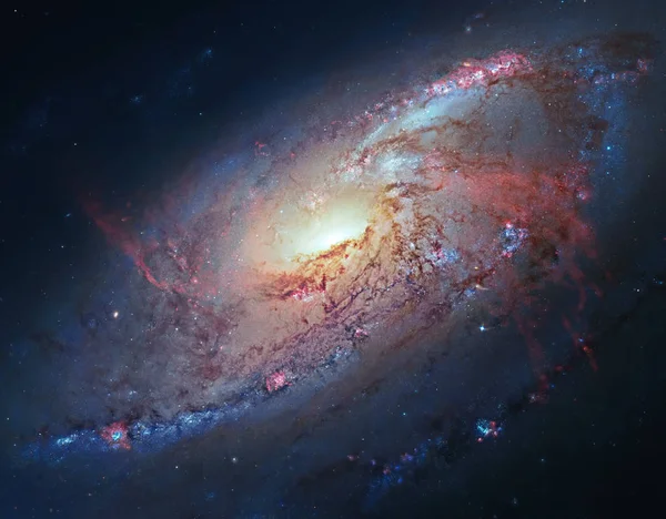 Hely galaxis háttér. 106 M — Stock Fotó