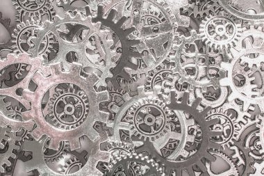 Metal Dişliler ve cogwheels arka plan