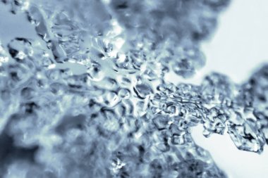 Kar tanesi soyut arka plan bulanık. Makro kar tanesi arka plan