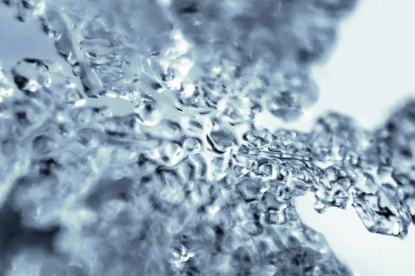 Kar tanesi soyut arka plan bulanık. Makro kar tanesi arka plan