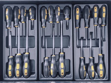 Alet Çantası İçindeki Tornavida Seti, Tornavida Seti, S'li Kutu