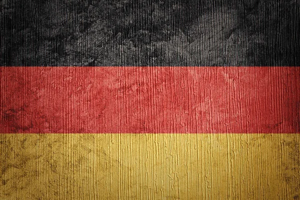 Grunge bandera de Alemania. Bandera alemana con textura grunge . —  Fotos de Stock