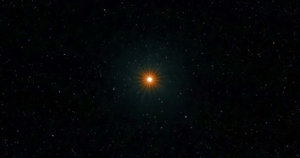 Звезда Бетельгейза Звездное Небо Следующая Супернова Орион Орион — стоковое видео