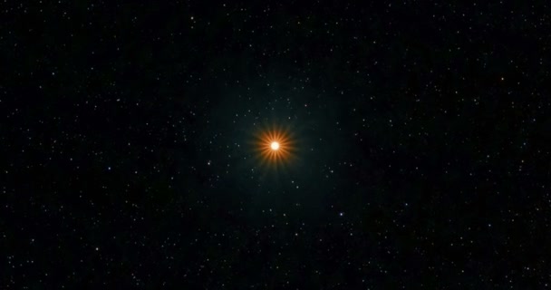 Betelgeuse Star Starry Sky Next Supernova Alpha Orion Orion — Stock video