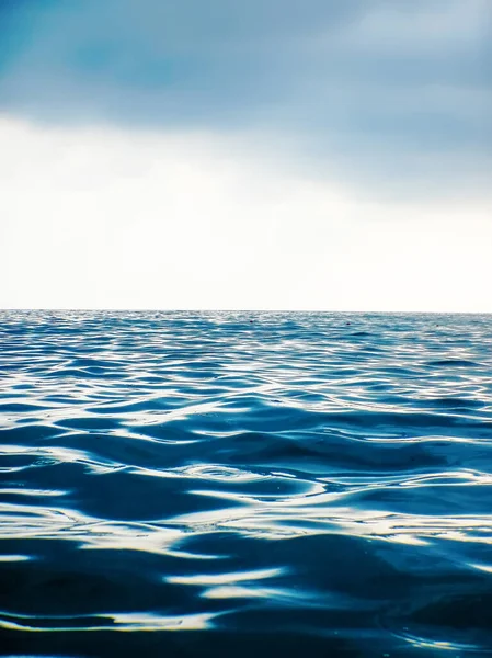 Superficie Del Agua Del Océano Fondo Del Agua Del Océano — Foto de Stock