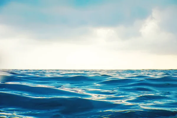 Superfície Água Oceano Fundo Água Oceano — Fotografia de Stock