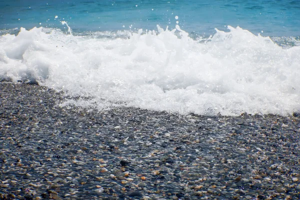 Breaking Wave Von Blue Ocean Sommer Hintergrund — Stockfoto