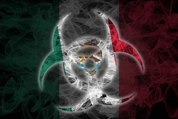 Біонебезпека Мексика Біонебезпека Мексики Мексиканський Карантин — стокове фото