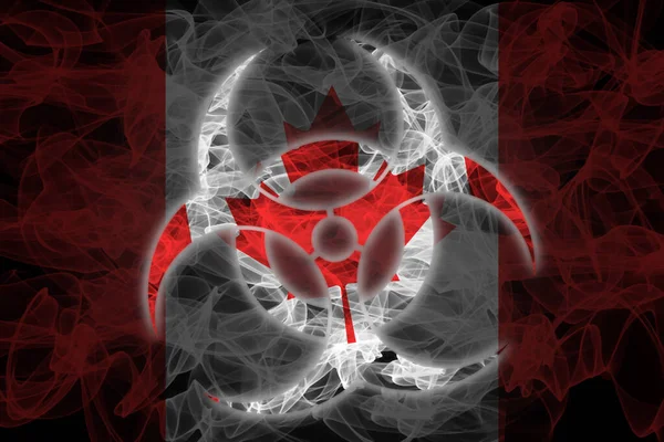 Biohazard Canada Biohazard Canada Canada Quarantin — стокове фото