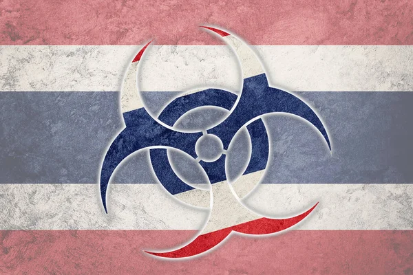Biohazard Tailândia Biohazard Tailândia Tailândia Quarantin — Fotografia de Stock