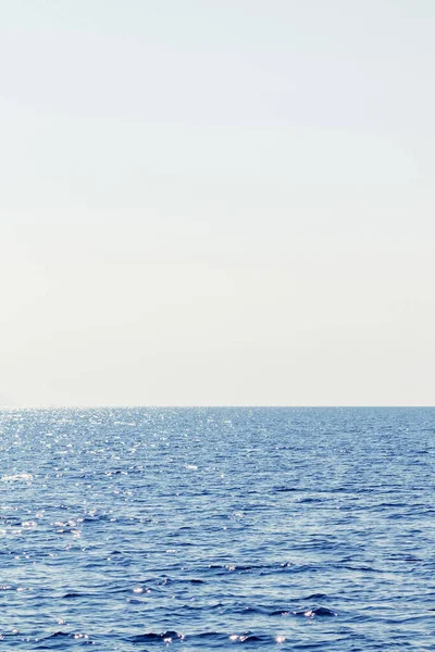 Mar Azul Cielo Despejado Mar Caribe — Foto de Stock