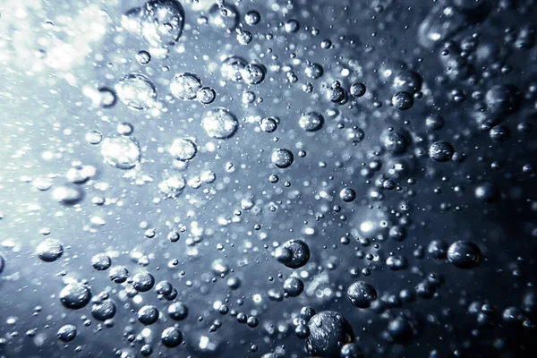 Air Bubbles Underwater Bubbles Abstract Underwater Background — Stock Photo, Image