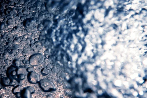 Air Bubbles Underwater Bubbles Abstract Underwater Background — Stock Photo, Image