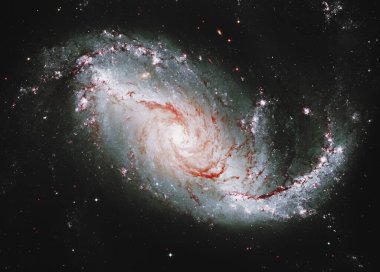 Yıldız Çocuk Yuvası NGC 1672. Dorad takımyıldızında sarmal gökada